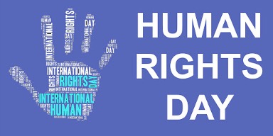 human rights day hand