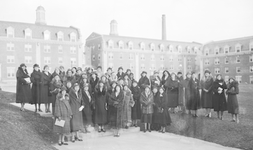 international women's day first women's dorm