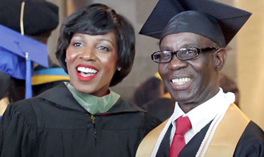 bu graduates smiling